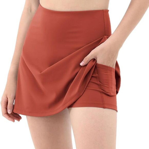 Athletic tennis mini skirt skort